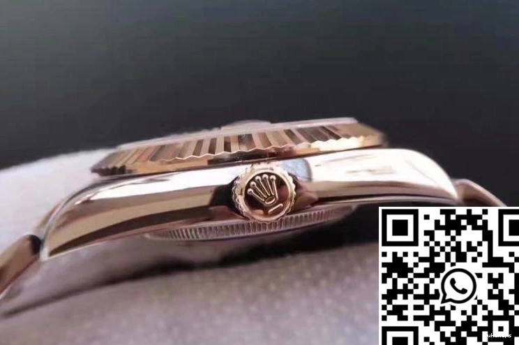 Texture Gold Diamond-studded 41MM Rolex Dial Datejust 126333 II Rose 0320